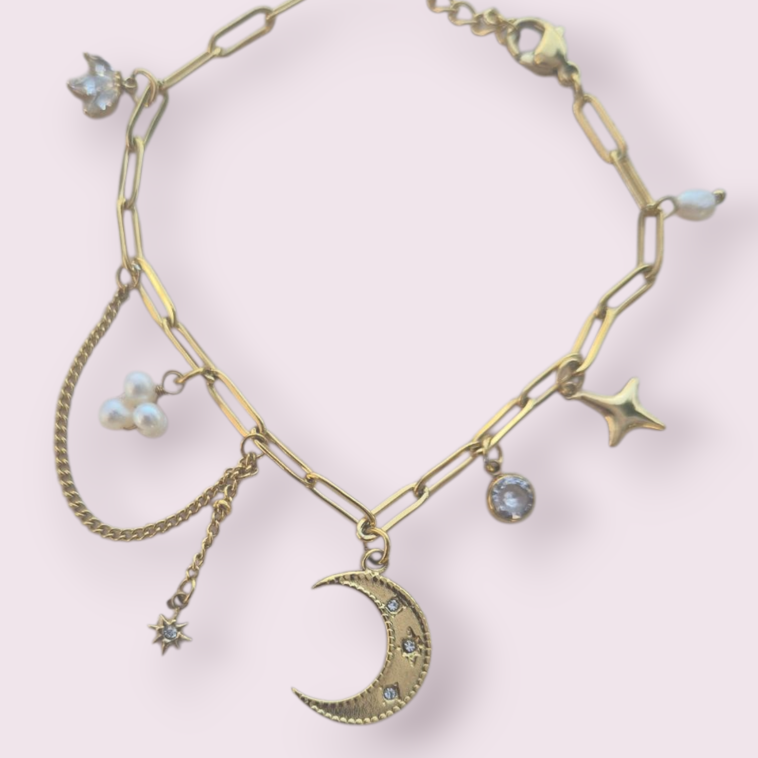 Bracelet Breloque Lune