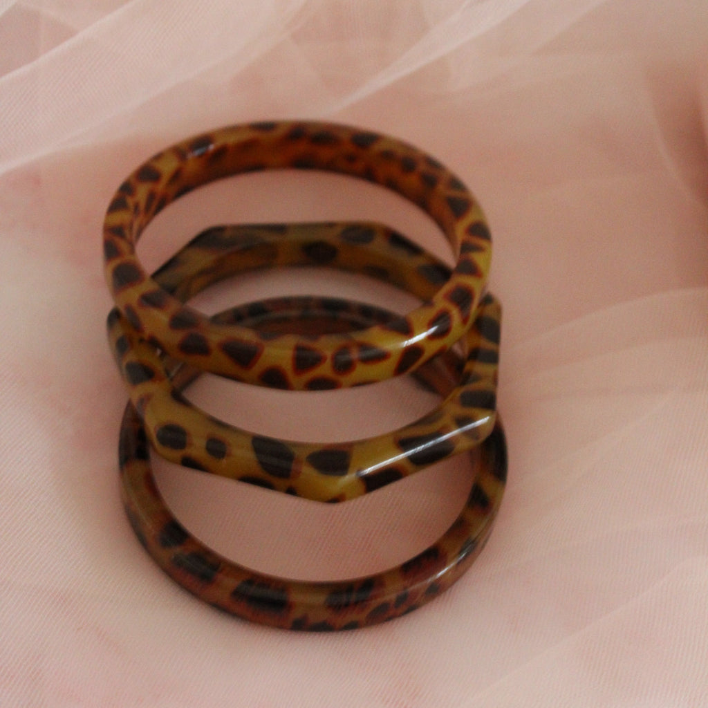 Lot n°1  de 3 bracelet en résine