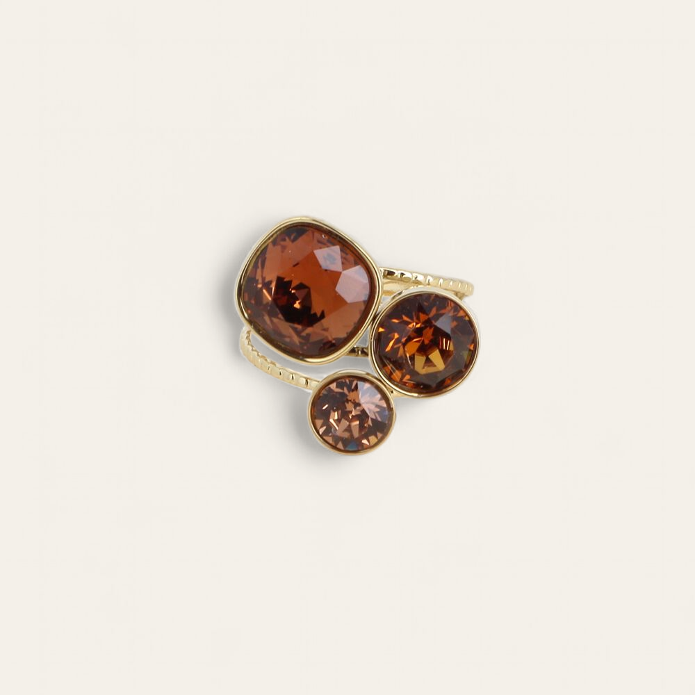 Bague Crista léopard ou brune