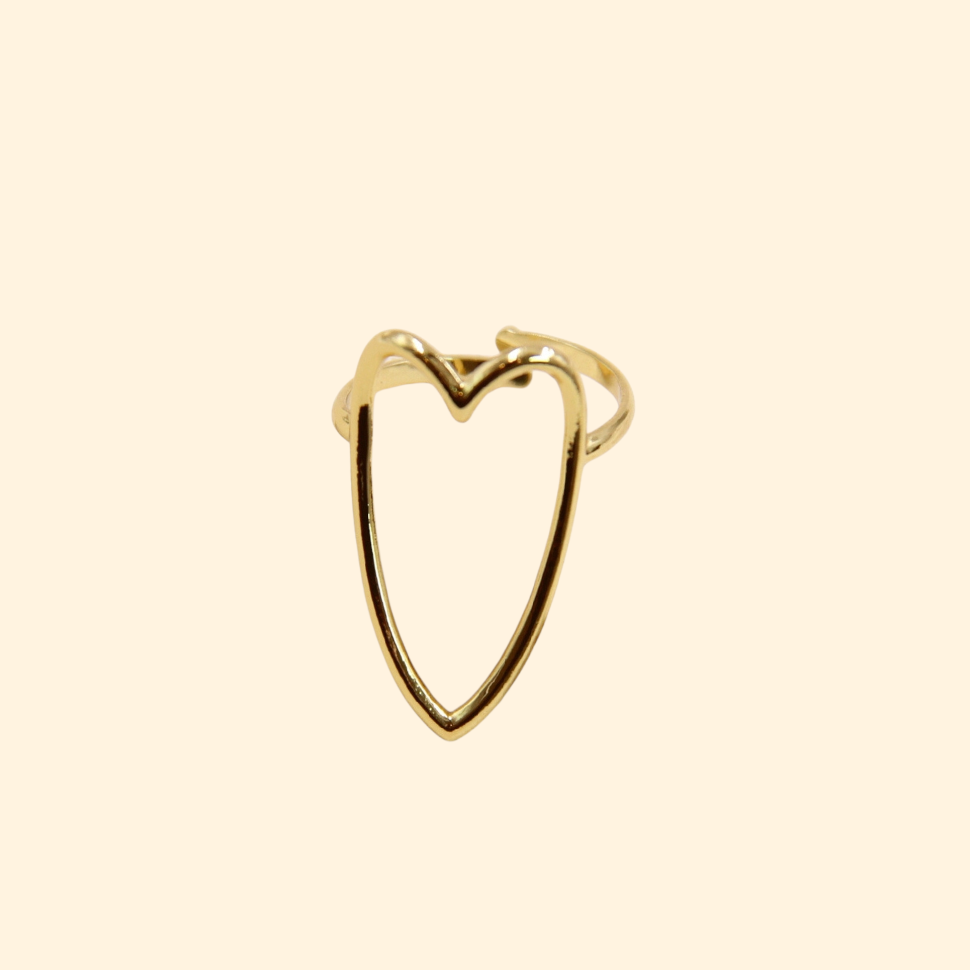 coeur fin allonger