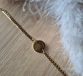 Bracelet avec gravure personnalisée chaîne gourmette