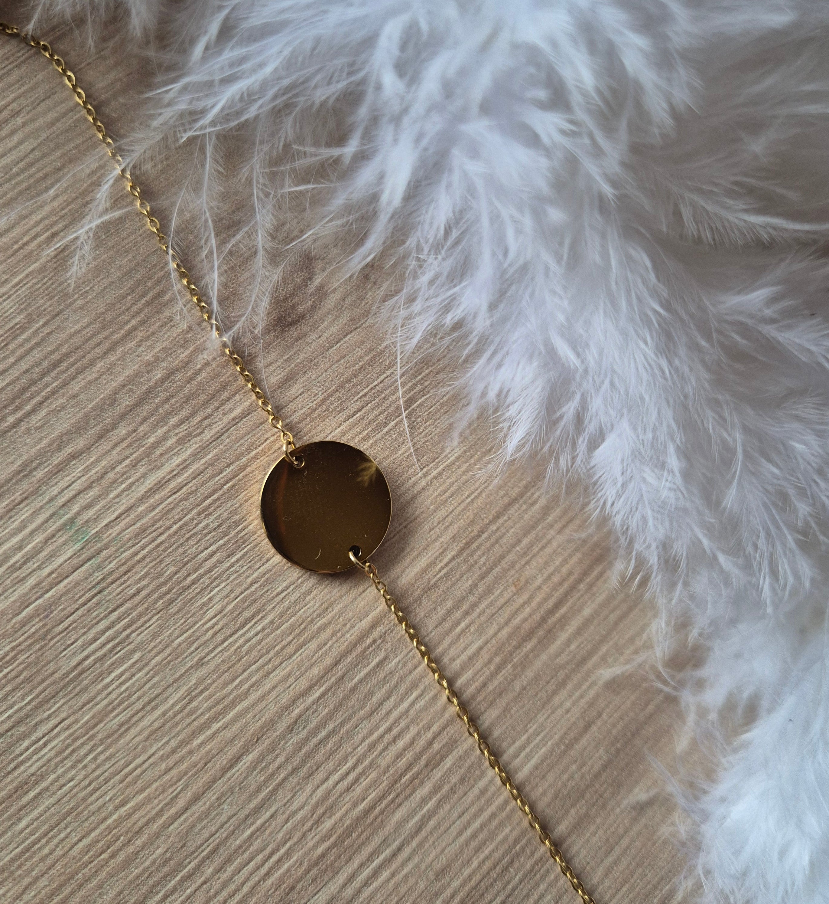 Bracelet avec Gravure Personnalisée chaîne fine