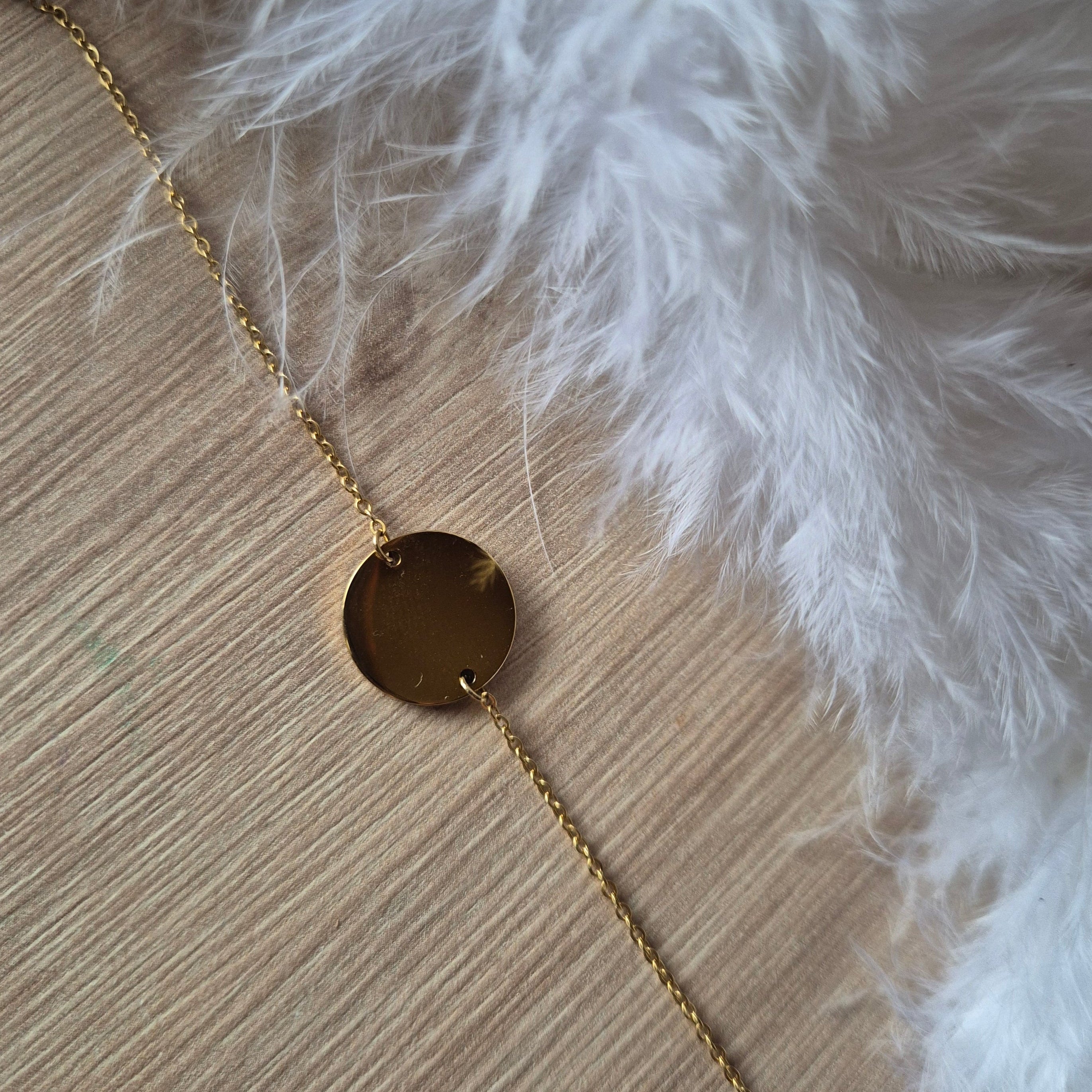 Bracelet avec Gravure Personnalisée chaîne fine