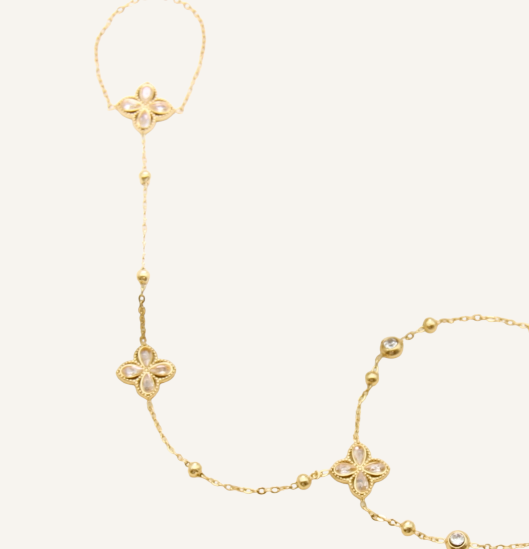 Chaîne de main fleur